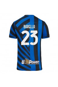 Fotbalové Dres Inter Milan Nicolo Barella #23 Domácí Oblečení 2024-25 Krátký Rukáv